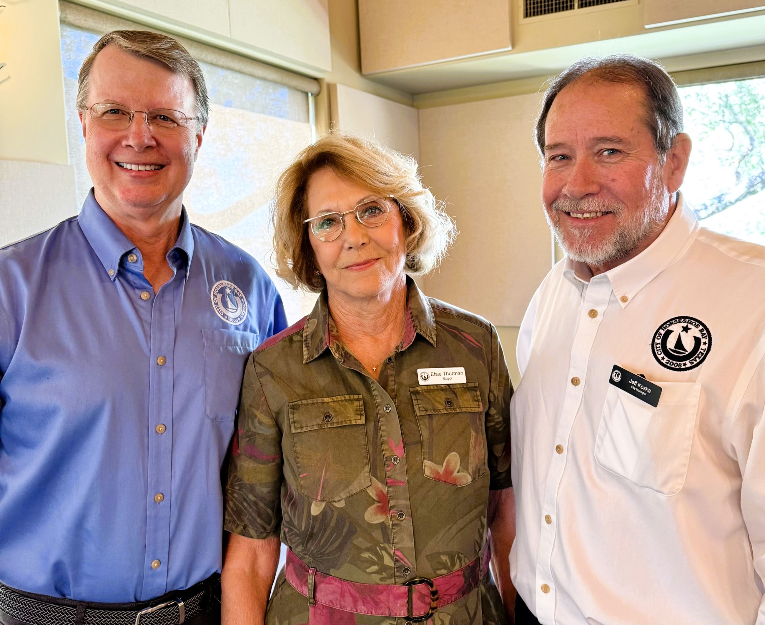 Jeff J Elsie Jeff K at town hall